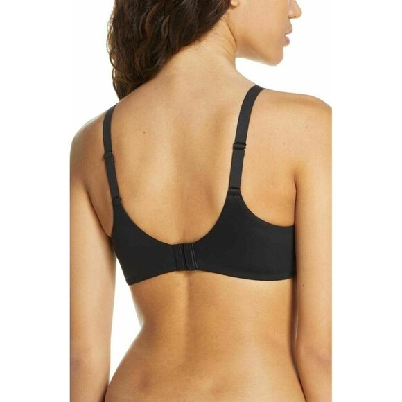 🆕 CHANTELLE Norah Underwire Non-Padded Bra 38D Black #13F1 - Picture 4 of 12